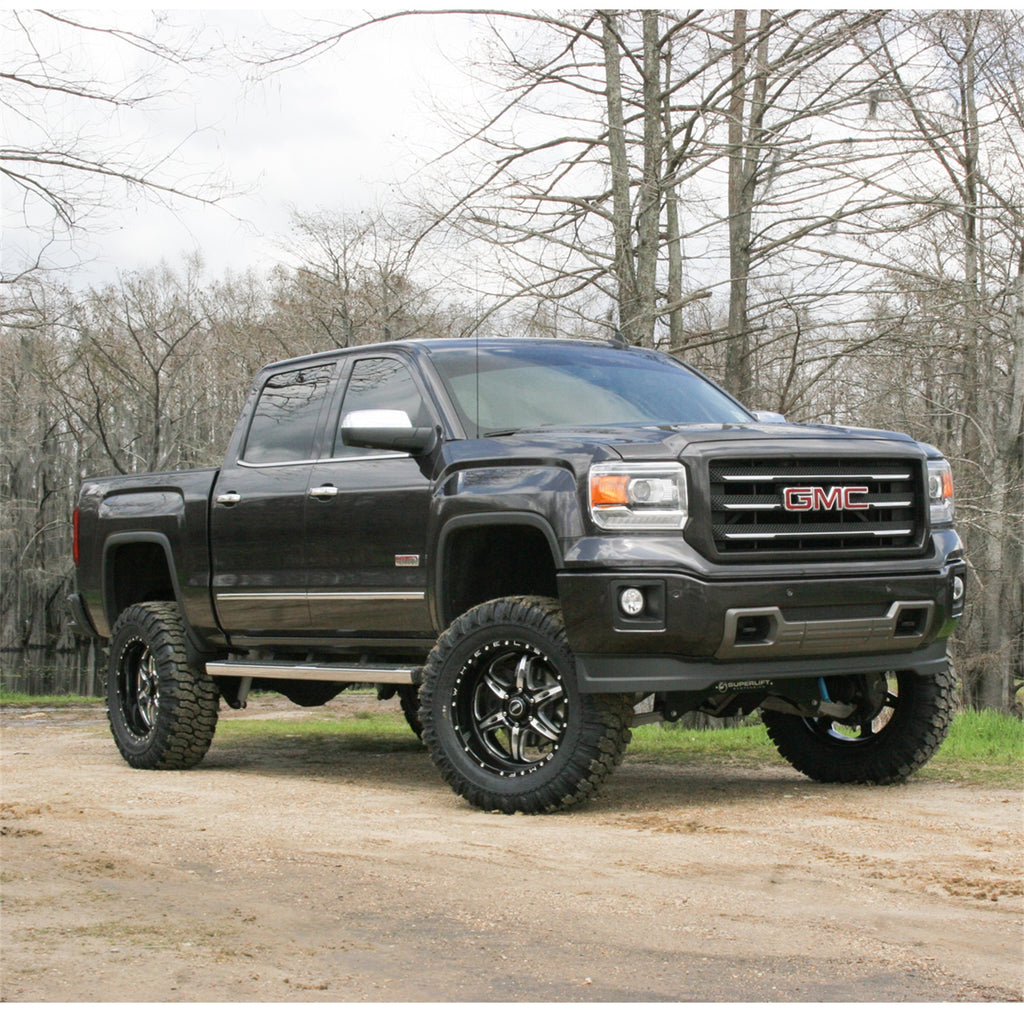 Superlift K919KG 8in. Lift Kit-07-16 GM 1500 4WD w OE Cast Steel Ctrl Arms/King Clvrs/Res Rr Shoc for Select Chevrolet Silverado 1500, GMC Sierra