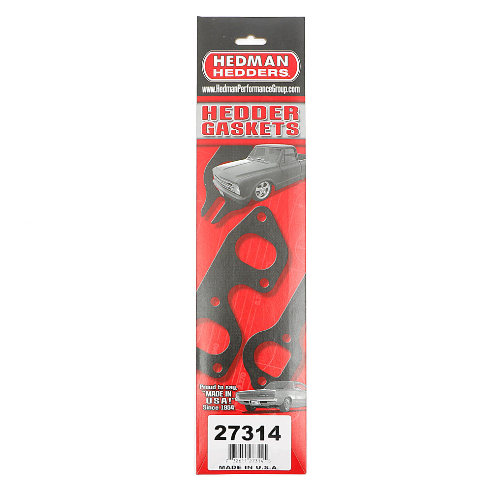 Hedman Hedders 27314 2 1/2 in. 2-BOLT DIAMOND GASKET for Lakester Headers (1 Pair)