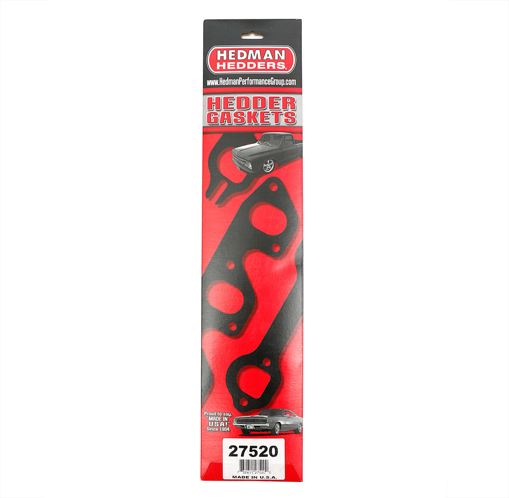 Hedman Hedders 27520 Replacement Gaskets For Hedman's Oval-Port SB Chevy Headers