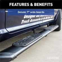 Load image into Gallery viewer, Luverne 277088-401535 LUVERNE 277088-401535 Regal 7 Black Stainless Steel 88-Inch Truck Side Steps; Se for Select Ford F-150 Lightning