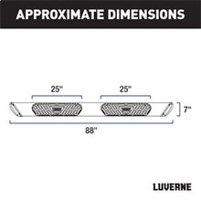 Load image into Gallery viewer, Luverne 277088-401734 LUVERNE 277088-401734 Regal 7 Black Stainless 88-Inch Truck Side Steps; Select F for Select Ford F-250 Super Duty, Ford F-350 Super Duty, Ford F-450 Super Duty, Ford F-550 Super Duty