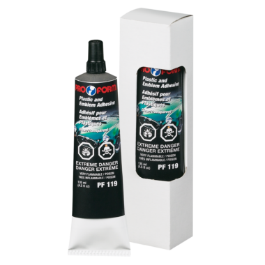 Pro Form Body Supplies PF 119 Plastic and Emblem Adhesive, Clear - 135mL