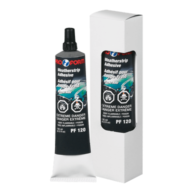 Pro Form Body Supplies PF 120 Weatherstrip Adhesive, Black - 135mL