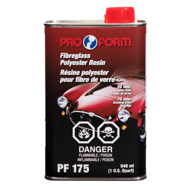 Pro Form Body Supplies PF 175 Fibreglass Polyester Resin - 946mL