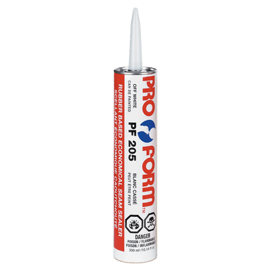 Pro Form Body Supplies PF 205 Rubber Based Economical Seam Sealer, Off White - 300mL