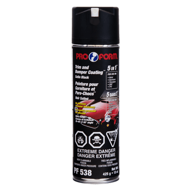Pro Form Body Supplies PF 538 Trim and Bumper Coating™ 5 in 1™, Satin Black - 425g