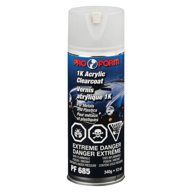 Pro Form Body Supplies PF 685 1K Acrylic Clearcoat - 340g