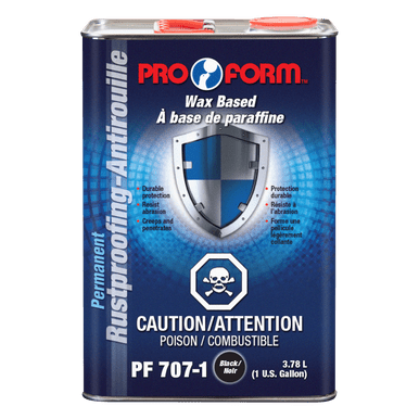 Pro Form Body Supplies PF 707-1 Wax Based Permanent Rustproofing - 3.78L
