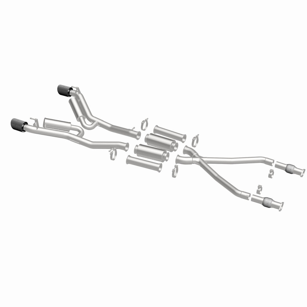 MagnaFlow Exhaust Products 19593 xMOD Series Carbon Fiber Tips Cat-Back System for Select Nissan Z