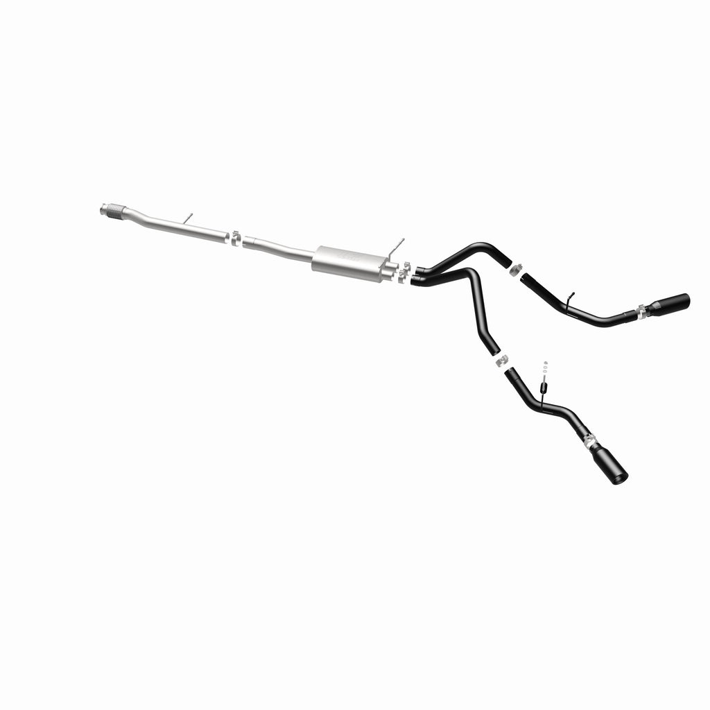 MagnaFlow Exhaust Products 15360 Street Series Black Coated Cat-Back System for Select Chevrolet Silverado 1500, Chevrolet Silverado LD, GMC Sierra 1500, GMC Sierra Limited