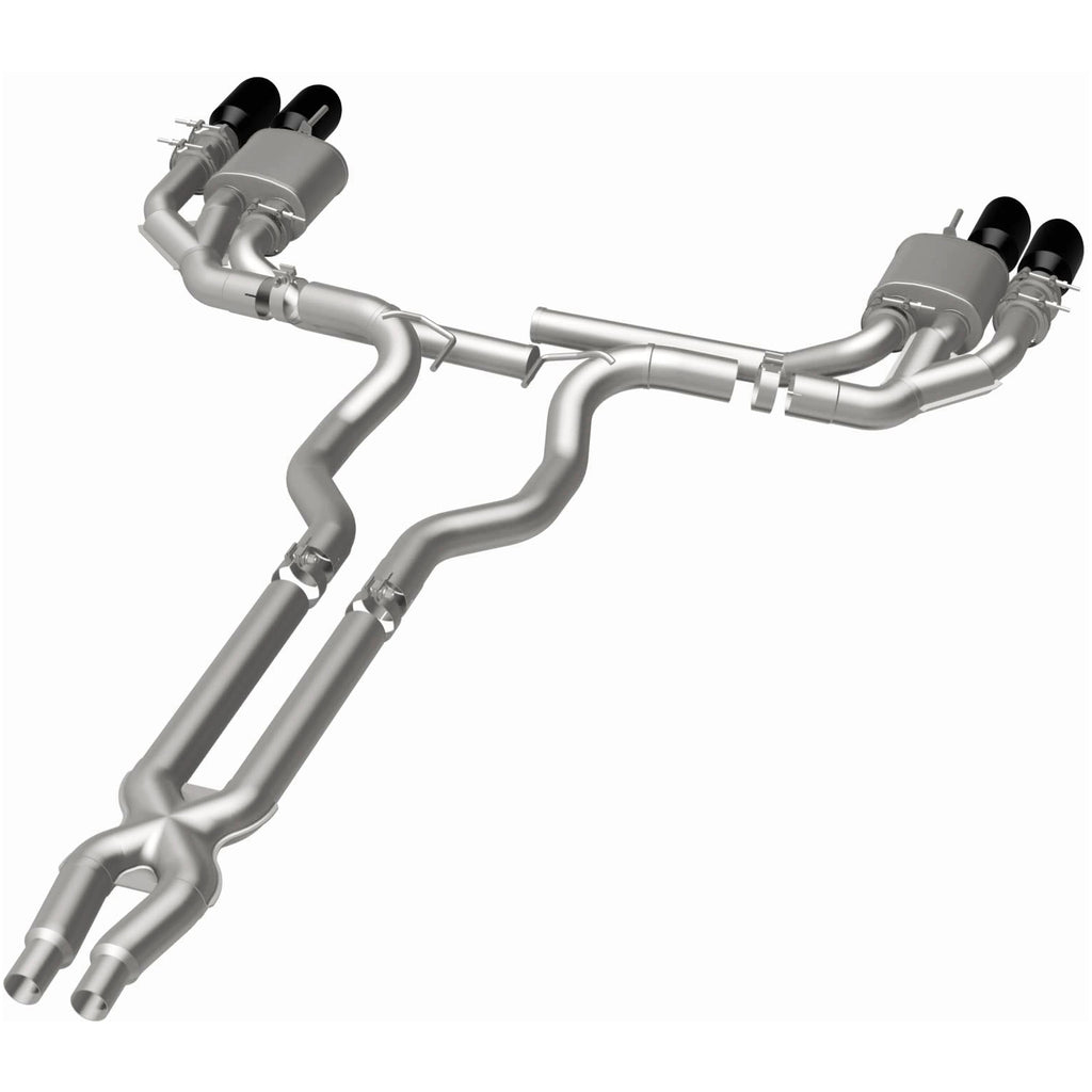 MagnaFlow Exhaust Products 19579 NEO Series Black Chrome Tips Cat-Back System for Select Ford Mustang