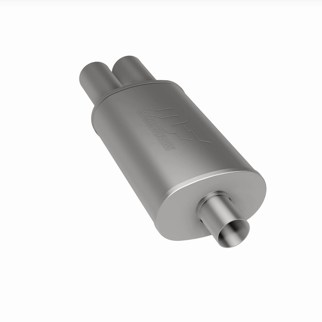 MagnaFlow Exhaust Products 14815 Straight-Through Performance Muffler; 2.25/3.125in. Center/Dual; 5x14x8 Body