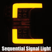 Load image into Gallery viewer, ~(28-Lbs.-22X22x19)~-Led-Projector-Headlights-Plank-Style-Design-Matte-Black-W-Activation-Sequential-Signal-Ford-F-250-2017-2019