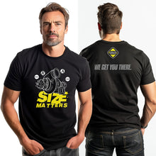 Load image into Gallery viewer, BD Diesel 2802013 BD "SIZE MATTERS" TURBO GRAPHIC T-SHIRT BLACK