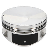 JE Pistons 280263 Piston Set, 2618, Flat Top, 4.600 Bore, 1.120 CD, 0.990 Pin, Set of 8.