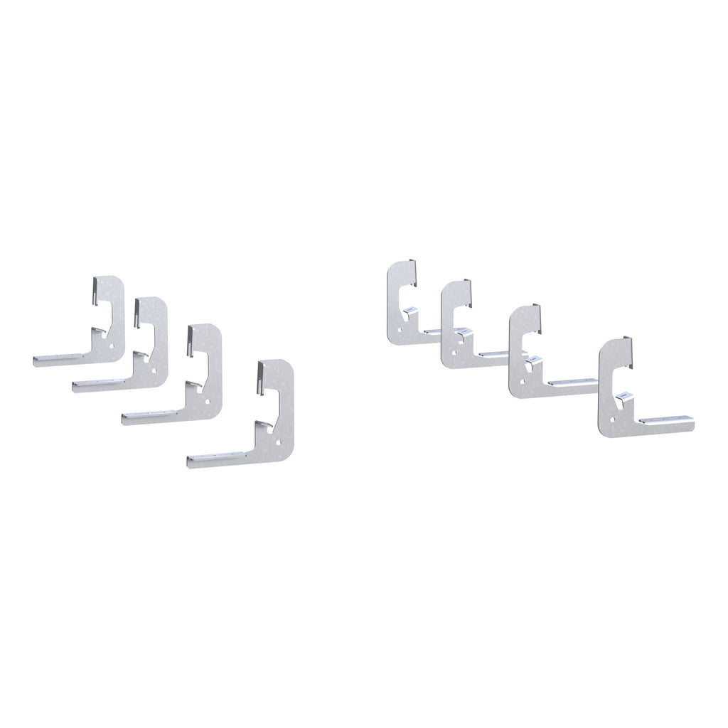 Luverne 280743-580743 Side Entry Steps-Black-Rocker Mount - Truck Part Superstore