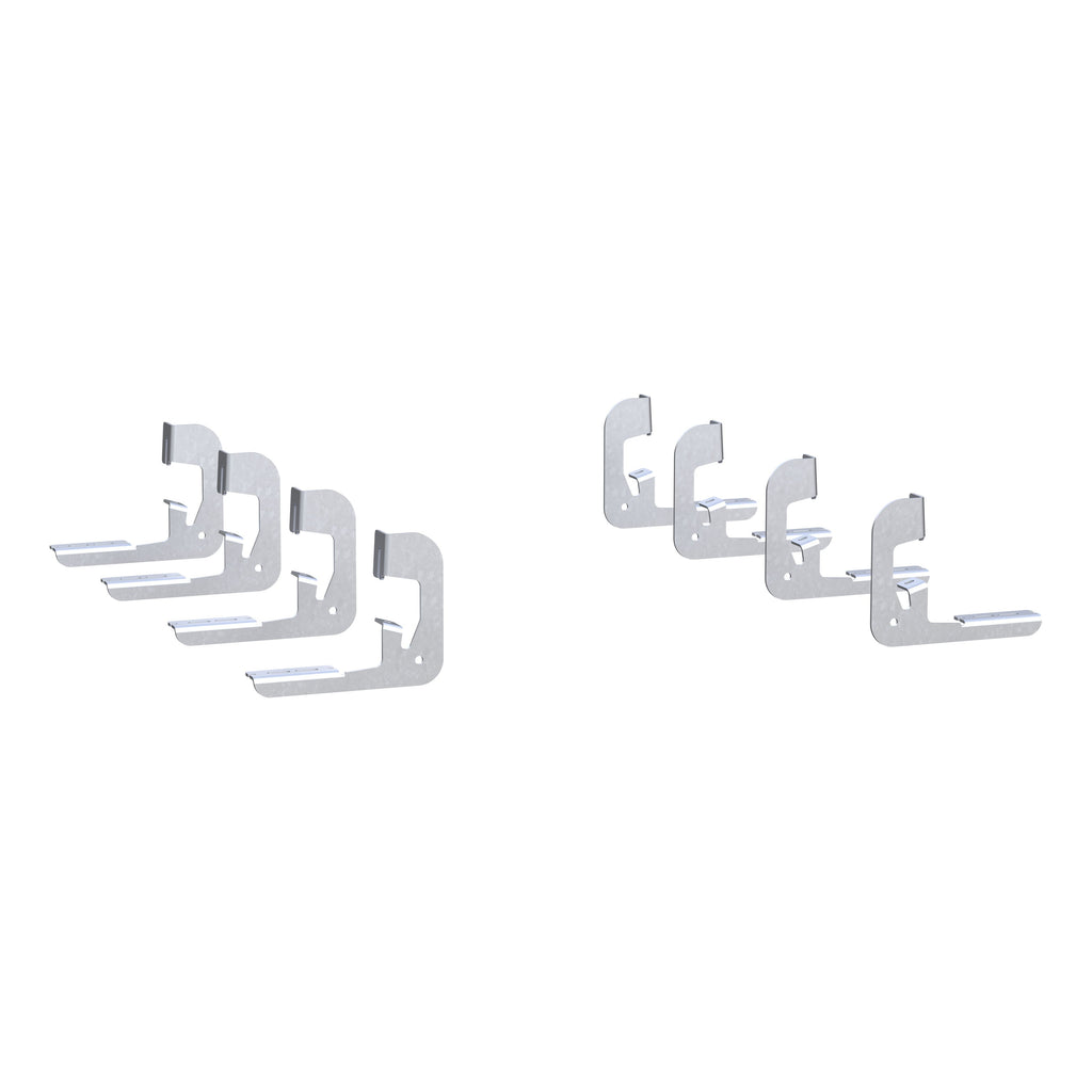 Luverne 280743-581443 Side Entry Steps-Black-Rocker Mount - Truck Part Superstore