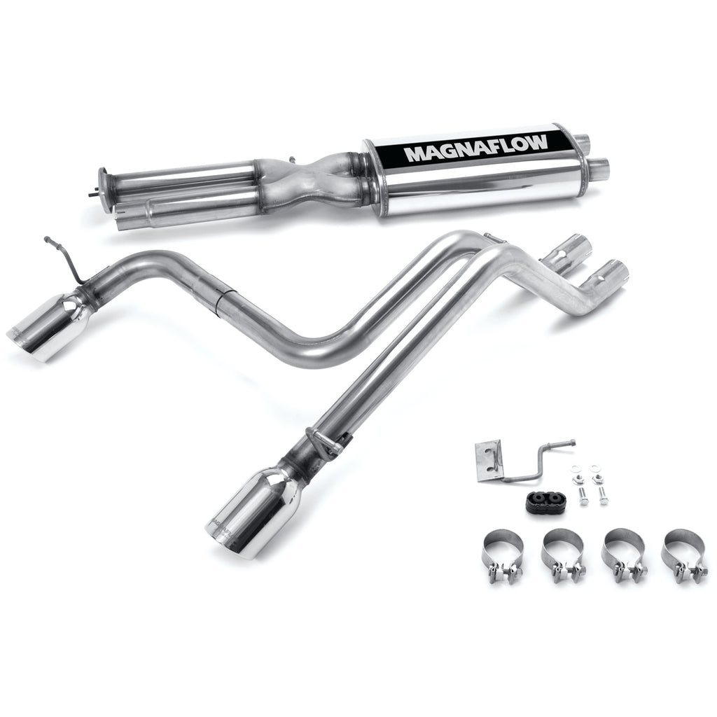 MagnaFlow Exhaust Products 16673 Street Series Polished Cat-Back System for Select Hummer H2