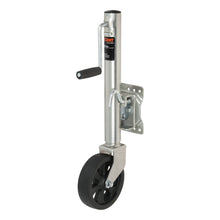 Load image into Gallery viewer, CURT 28116 Marine Jack with 8" Wheel (1,500 lbs, 10" Travel, Packaged)
