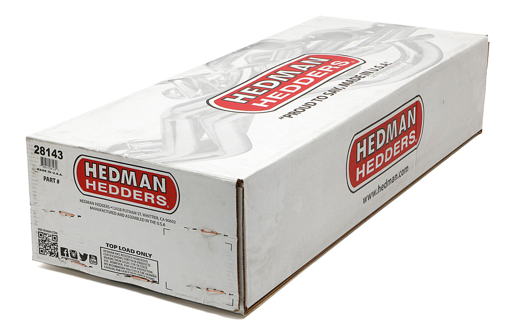 Hedman Hedders 28143 Black Long 3-Tube Headers for 1967-81 Pontiac Firebird with Pontiac V8 for Select Pontiac Firebird, Pontiac GTO, Pontiac Grand Am, Pontiac Grand Prix, Pontiac LeMans, Pontiac Tempest