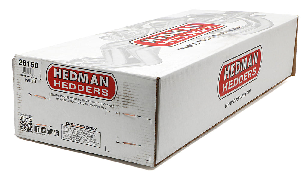Hedman Hedders 28150 Uncoated Long 4-Tube Headers for 1970-81 Pontiac Firebird with Pontiac V8 for Select Pontiac Firebird