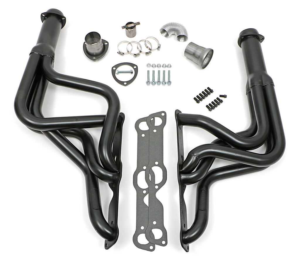 Hedman Hedders 28150 Uncoated Long 4-Tube Headers for 1970-81 Pontiac Firebird with Pontiac V8 for Select Pontiac Firebird
