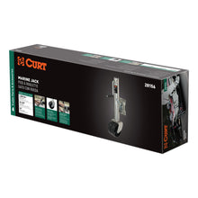 Load image into Gallery viewer, CURT 28156 Marine Jack with Dual 6" Wheels (1,500 lbs, 10" Travel, Packaged)