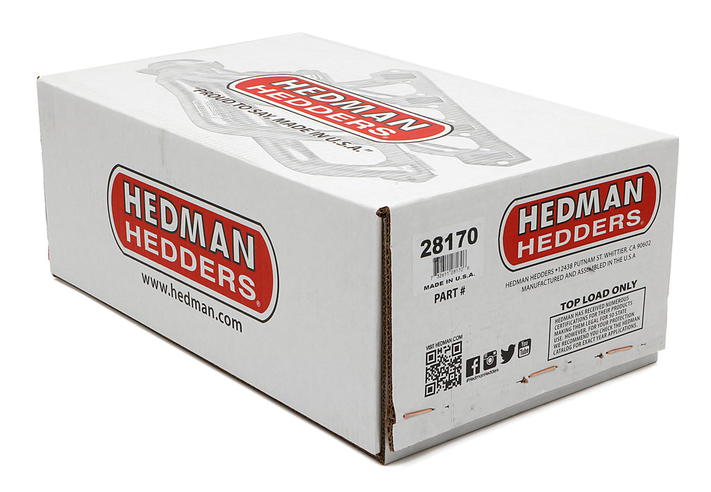 Hedman Hedders 28170 Uncoated Headers For 1964-72 GTO or LeMans With Pontiac V8 for Select Pontiac GTO, Pontiac LeMans, Pontiac Tempest