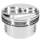 JE Pistons 281799 Piston Set, 2618, Dome, 4.135 Bore, 1.250 CD, 0.927 Pin, Set of 8.