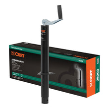 Load image into Gallery viewer, CURT 28203 A-Frame Jack with Top Handle (2,000 lbs, 15" Travel, Packaged)