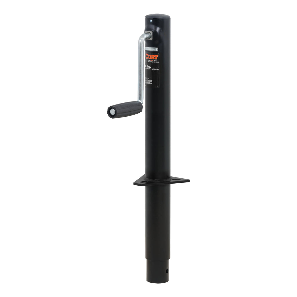 CURT 28204 A-Frame Jack with Side Handle (2,000 lbs, 14-1/2" Travel)
