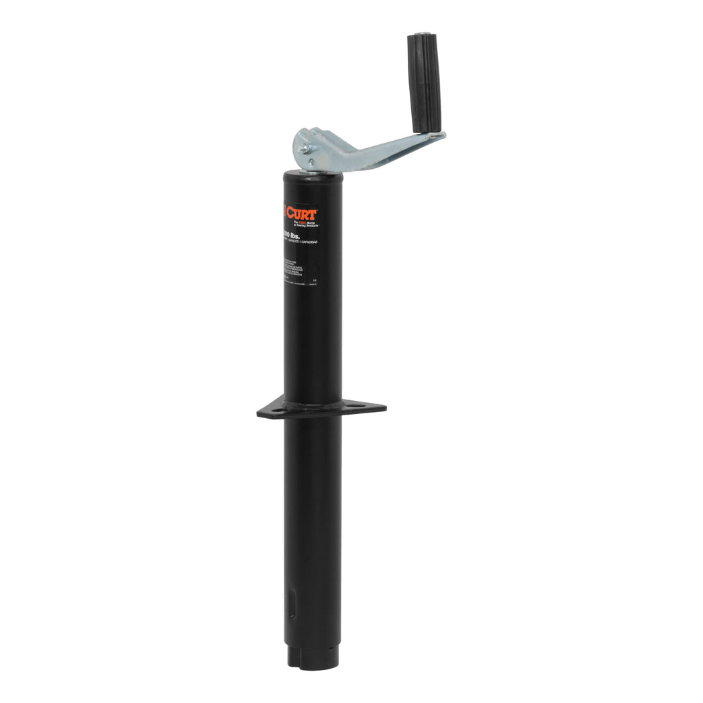 CURT 28250 A-Frame Jack with Top Handle (5,000 lbs, 14" Travel)