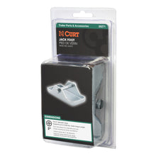 Load image into Gallery viewer, CURT 28271 Bolt-On Jack Foot (Fits 2" Tube, 2,000 lbs, Packaged)