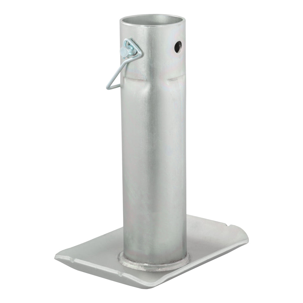 CURT 28275 Pin-On Jack Foot (Fits 2" Tube, 2,000 lbs, 8-1/2" Height, Packaged)