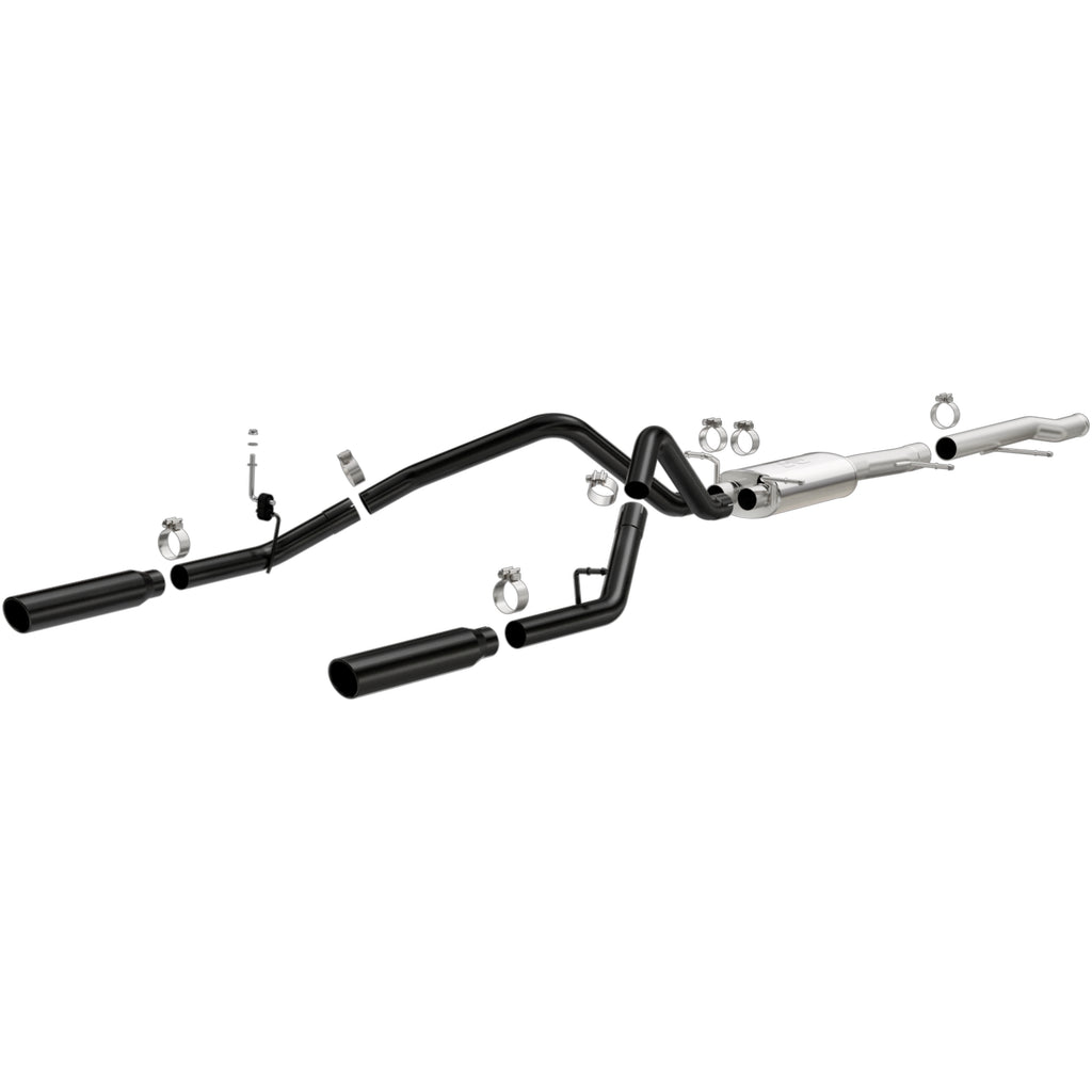 MagnaFlow Exhaust Products 15362 Street Series Black Coated Cat-Back System for Select Chevrolet Silverado 1500, GMC Sierra