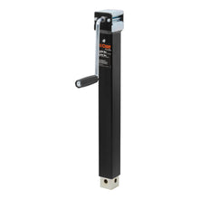 Load image into Gallery viewer, CURT 28359 Direct-Weld Square Jack with Side Handle (5,000 lbs, 15" Travel)