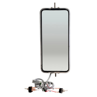 Grote 28461 7" x 16" Remote-Control Heated West Coast Mirrors, Motorized