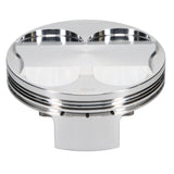 JE Pistons 284753 Piston Set, 2618, Dome, 3.760 Bore, 0.965 CD, 0.748 Pin, Set of 1.