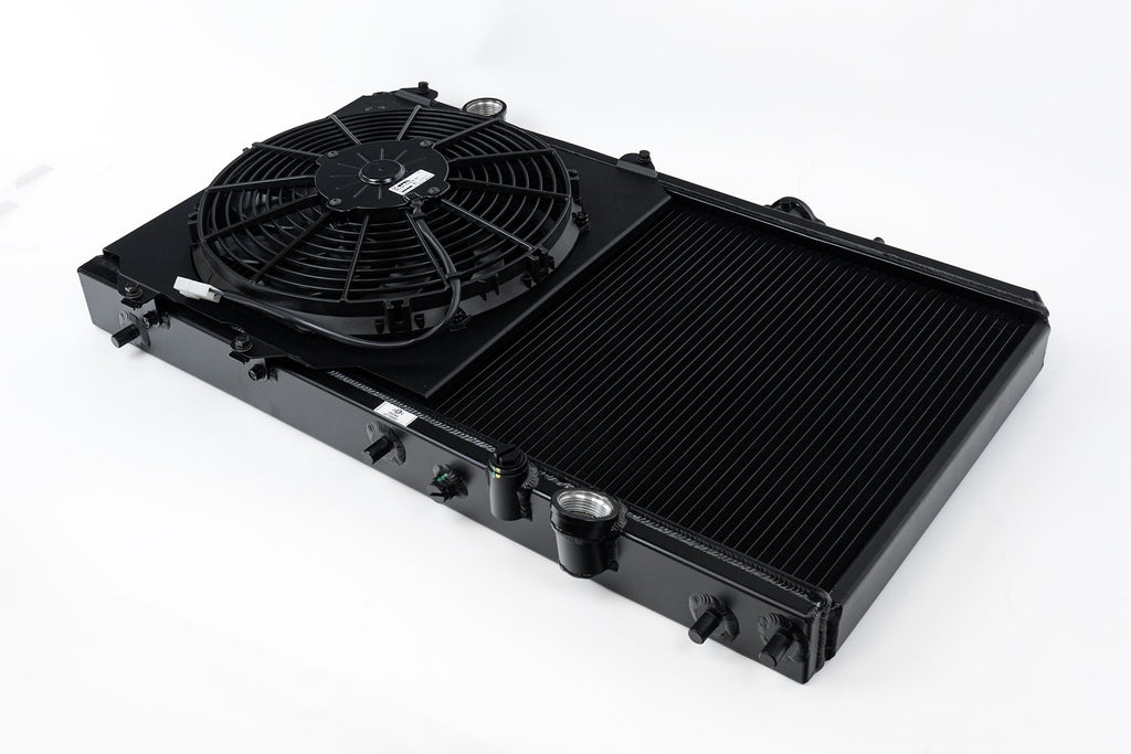 CSF Cooling - Racing & High Performance Division 2850KB K-Swap 92-00 Honda Civic / 94-01 Acura Integra All-Aluminum Radiator - Black for Select Acura Integra, Honda Civic