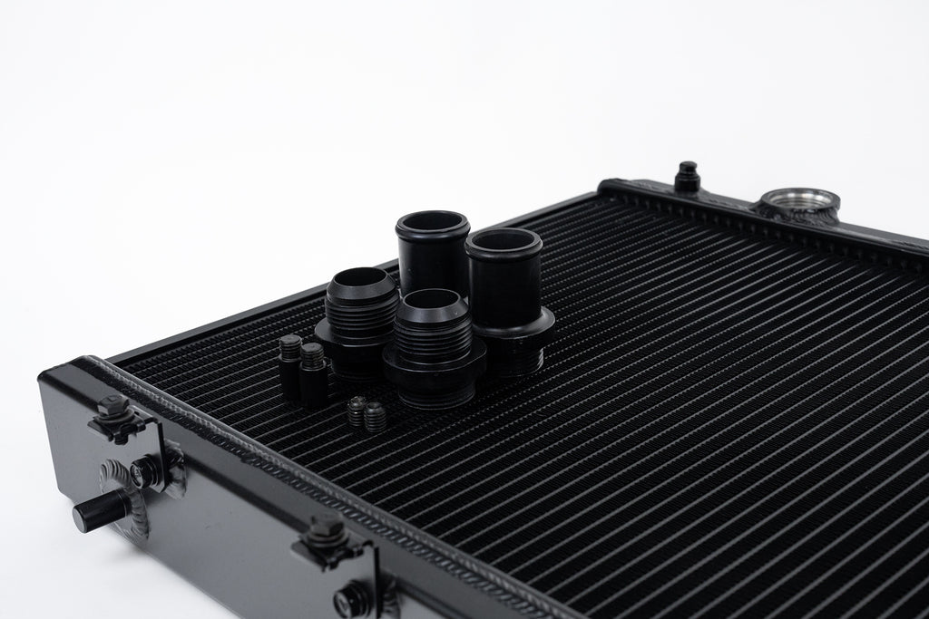 CSF Cooling - Racing & High Performance Division 2850KB K-Swap 92-00 Honda Civic / 94-01 Acura Integra All-Aluminum Radiator - Black for Select Acura Integra, Honda Civic