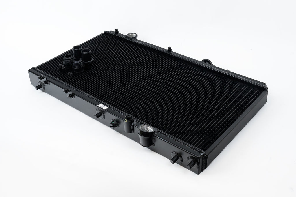 CSF Cooling - Racing & High Performance Division 2850KB K-Swap 92-00 Honda Civic / 94-01 Acura Integra All-Aluminum Radiator - Black for Select Acura Integra, Honda Civic