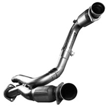 Load image into Gallery viewer, Kooks Custom Headers 28523200 3in. SS Catted Connection Pipes. 2001-2006 GM Truck 6.0L. For OEM Dual Exh. for Select Cadillac Escalade, Cadillac Escalade ESV, Cadillac Escalade EXT, Chevrolet Silverado 1500, Chevrolet Suburban 1500, GMC Sierra 1500, GMC