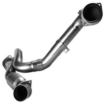 Load image into Gallery viewer, Kooks Custom Headers 28523300 3in. SS GREEN Catted Connection Pipes. 2001-2006 GM Truck 6.0L. For OEM Dual Exh for Select Chevrolet Silverado 1500, Chevrolet Silverado HD, Chevrolet Suburban 1500, GMC Sierra 1500, GMC Sierra HD