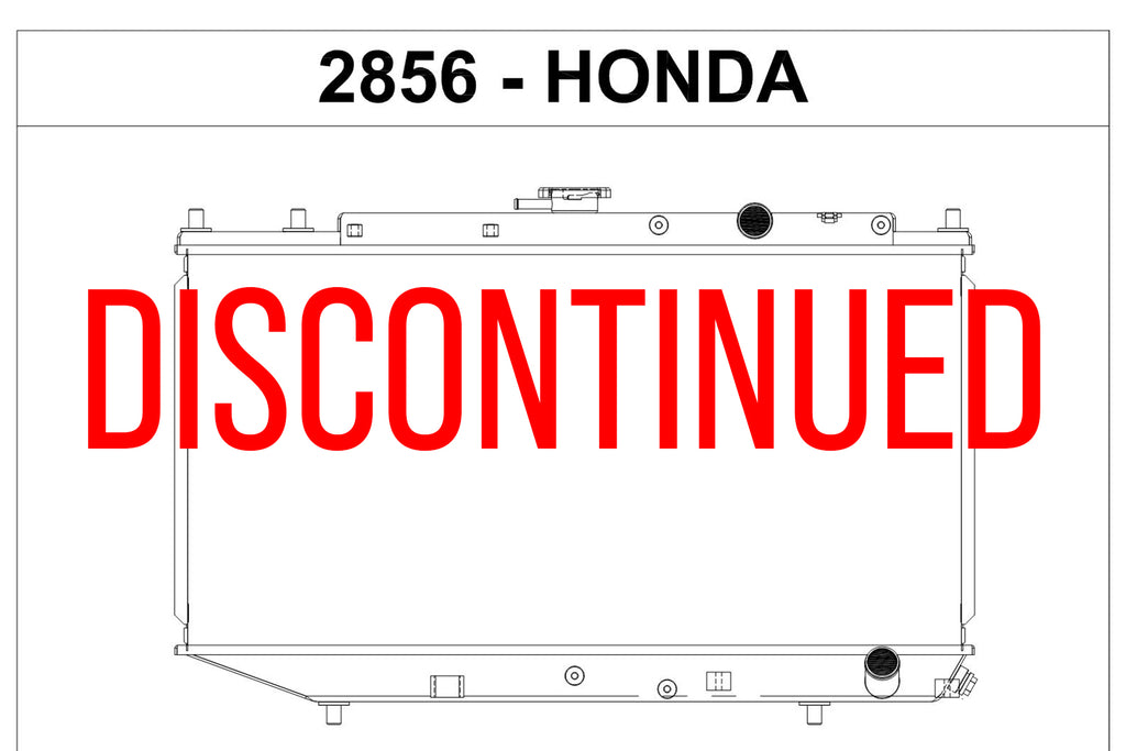 CSF Cooling - Racing & High Performance Division 2856 CSF 2856 - 88-91 Honda CRX Radiator (Discontinued)