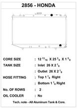 Load image into Gallery viewer, CSF Cooling - Racing &amp; High Performance Division 2856 CSF 2856 - 88-91 Honda CRX Radiator (Discontinued)