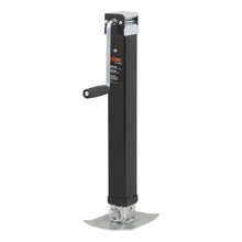 Load image into Gallery viewer, CURT 28575 Direct-Weld Square Jack with Side Handle (8,000 lbs, 15" Travel)