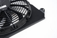 Load image into Gallery viewer, CSF Cooling - Racing &amp; High Performance Division 2858FB 92-00 Civic All-Aluminum Fan Shroud w/ 12-inch SPAL Fan - Black