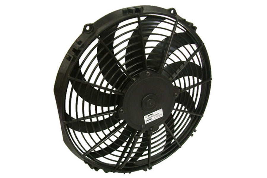 CSF Cooling - Racing & High Performance Division 2858FB 92-00 Civic All-Aluminum Fan Shroud w/ 12-inch SPAL Fan - Black
