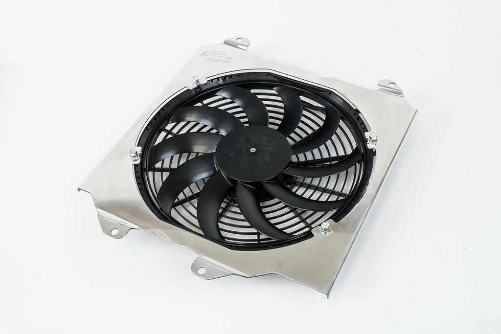 CSF Cooling - Racing & High Performance Division 2858F 92-00 Civic All-Aluminum Fan Shroud w/ 12-inch SPAL Fan