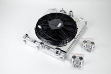 Load image into Gallery viewer, CSF Cooling - Racing &amp; High Performance Division 2858X Universal Half Radiator - Evo 7/8/9 / 92-00 Civic - w/ SPAL Fan &amp; Shroud for Select Honda Civic, Mitsubishi Lancer
